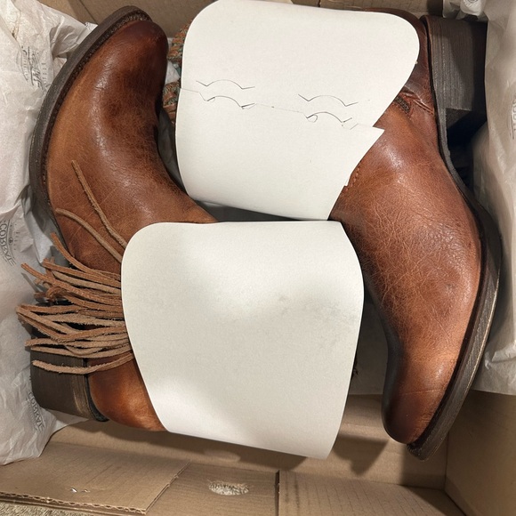 Corral Turquoise Conchos Ankle Boots - Picture 6 of 6